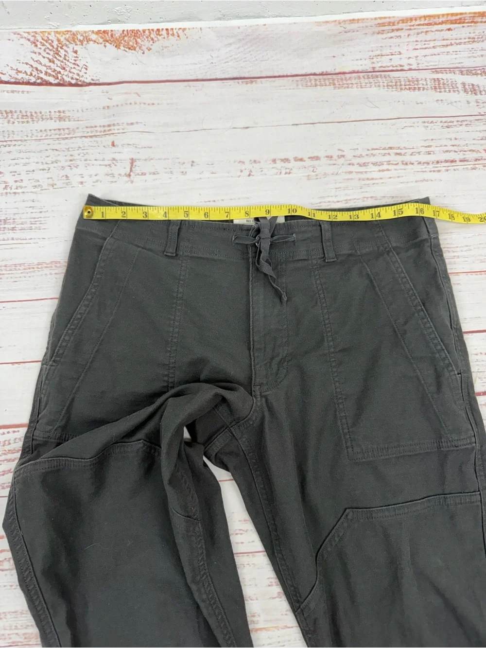 REI Co-op Men’s 34 x 27 Trailsmith Gray Canvas Utility Joggers Pants
